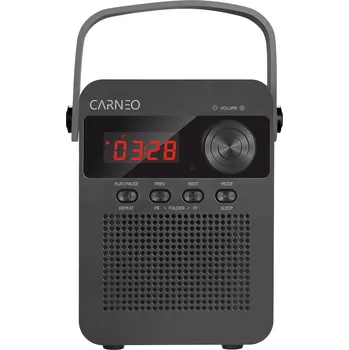 Radiomagnetofon Rádio CARNEO F90 black/wood