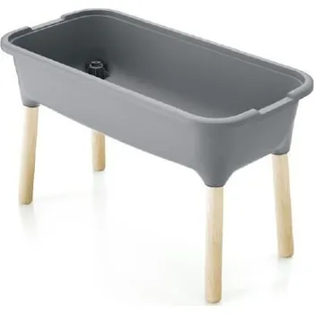 Sadbovač Meva Sadbovač s dřevěnými nohami - šedá