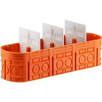 Elektroinstalační krabice Elektroinstalační krabice pod omítku čtyřnásobná 4x60mm M4x60F MULTIWALL SIMET