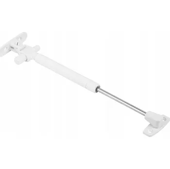 Nábytkové kování Plynový píst nábytkový, s s tlumením dovírání, bílý, 1 Ks - SFD007A 80N AMIX