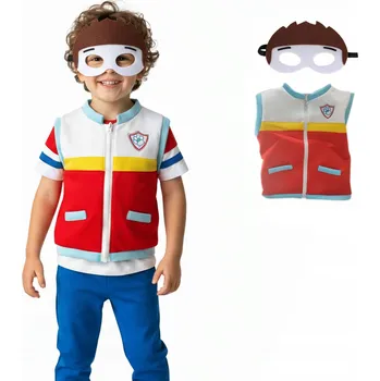 Karnevalový kostým Kostým Kostým Tlapková patrola Ryder 4-5 let vesta + maska 104-110 vel XS