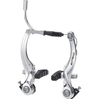 Brzda na kolo Extend Al 110 Linear stříbrné (2 páry) (Brzdové čelisti Extend Linear 110 stříbrné)