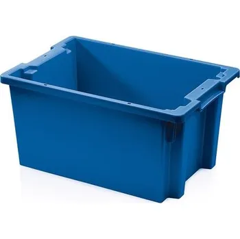 Meva Přepravka stohovatelná - 600 x 400 x 300 mm - modrá