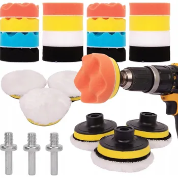 Lešticí kotouč LEŠTÍCÍ HOUBIČKY 25 Ks LEŠTÍCÍCH PAPUČEK NÁSTAVCE PRO LEŠTÍCÍ VRTÁČKU