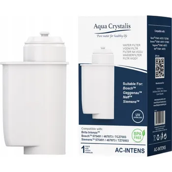 Příprava kávy Aqua Crystalis AC-INTENS vodní filtr do kávovarů značky Siemens, Bosch, Neff, Gaggenau