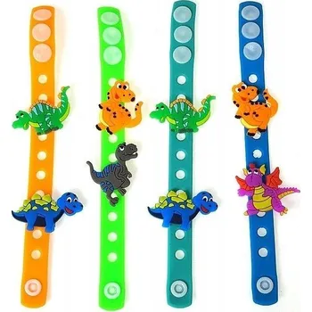 Náramek SILIKONOVÝ NÁRAMEK PRO DĚTI S MOTIVEM DINOSAURŮ