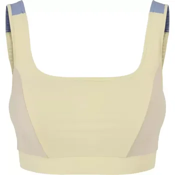 Podprsenka Dámská podprsenka URBAN CLASSICS TB5017 SOFT YELLOW/SOFT SEA GRASS/VABLUE XL