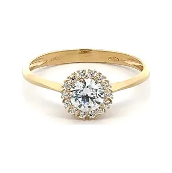 Prsten Zlatý Prsten se Zirkony 7131868