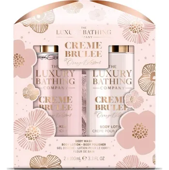 Kosmetická sada Grace Cole Mini sada péče o tělo Crème Brûlée & Orange Blossom 3 ks