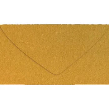 Obálka Dopisní obálka metallic 120g C6 114x162mm - zlatá