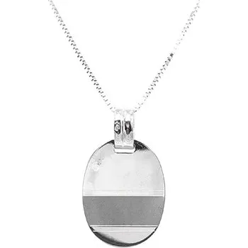 Přívěsek Destička na Gravírování z Bílého Zlata