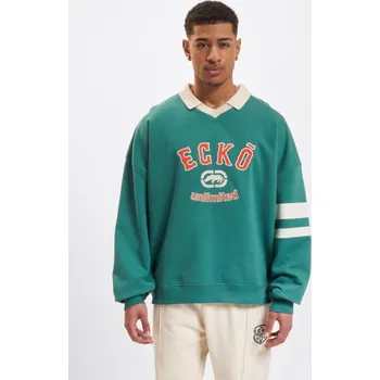 Ecko Unltd. VintageCollar Pullover - green/sand L