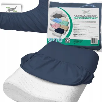 Polštář Povlak na ortopedický polštář bavlna Medi Sleep fialový 40 x 55 cm