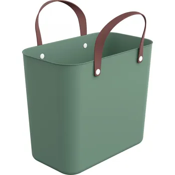 Nákupní taška Plastová nákupní taška / koš Rotho Albula 25 l zeleň