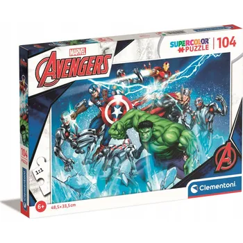 Puzzle Clementoni Super Color Puzzle 104 dílků Avengers Puzzle