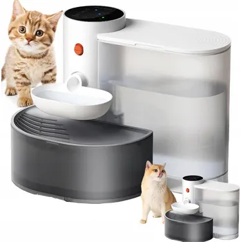 Miska pro psa 3L FONTÁNA PÍTKO PRO KOČKY AUTOMATICKÉ FILTRACE CIRKULACE TICHÁ BÍLÁ