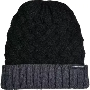 Čepice Čepice URBAN CLASSICS TB5863 BLACK/HEATHER GREY unisize