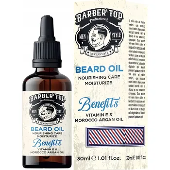Péče o vousy Barber TOP Olej na vousy 30 ml