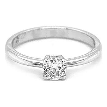 Prsten Zlatý Zásnubní Prsten s Diamantem 2010758