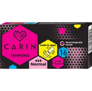 Menstruační tampony Carin Normal dámské tampóny 16 ks