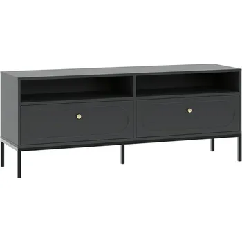 Televizní stolek Intermeble TV stolek MUNA 2S, černá