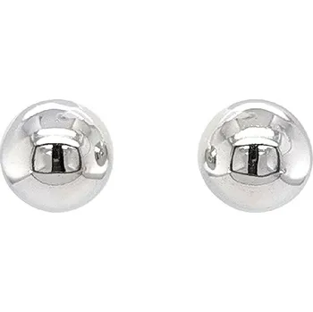 Náušnice Stylové Náušnice s Minimalistickými Zlatými Kuličkami