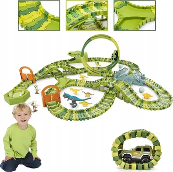 autodráha Mega Závodní Dráha Autopark Dinosauří Dino Park 324 Jako Dárek