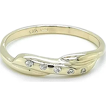 Prsten Zlatý Prsten se Zirkony 7130957