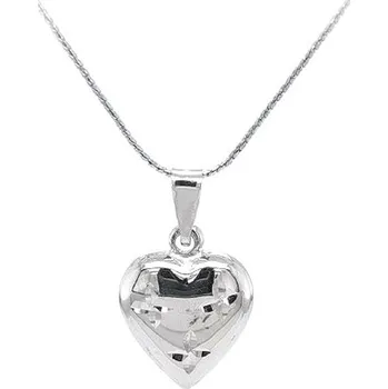Přívěsek Přívěsek Srdce z Bílého Zlata 7151034