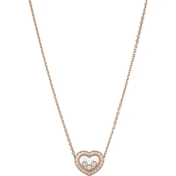 Náhrdelník Zlatý Přívěsek Chopard Happy Diamonds 79A611-5201 2050035
