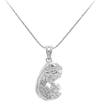 Přívěsek Madona s Dítětem ve Zlatě se Zirkonovým Třpytem 7151075