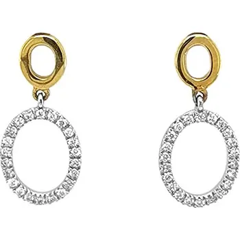 Náušnice Zlaté Náušnice s Diamanty 2020143