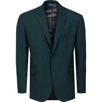 Pánský oblek FERATT Pánské sako ALAIN II. zelené Velikost: 176/58