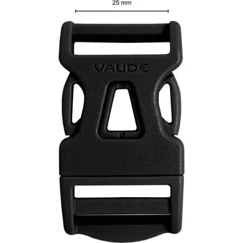 batoh na kolo Přezka Vaude Single 25 mm černá pro popruh batohu