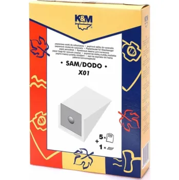 Sáček do vysavače Sáčky do vysavače X01, 5 ks