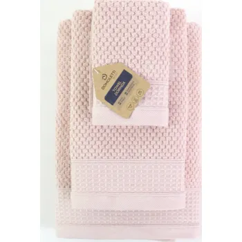 Osuška Osuška Domoletti DORINDA, světle růžová 70 x 140 cm