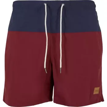 Pánské kraťasy Pánské kraťasy URBAN CLASSICS TB1026 NAVY/BURGUNDY 4XL