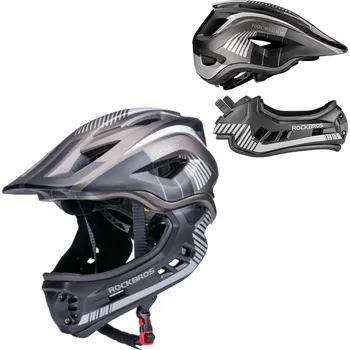 Cyklistická přilba Dětská cyklistická helma Rockbros vel. S šedá