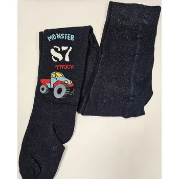 Dámské punčochy Chlapecké punčochy Monster Truck - 104-110 / tmavě modrá