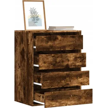 Komoda Komoda, kouřový dub, 60x41x76 cm, dřevotřískový materiál