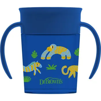 Kojenecká láhev Hrnek pro učení pití 360° 200 ml modrý Dr. Brown's
