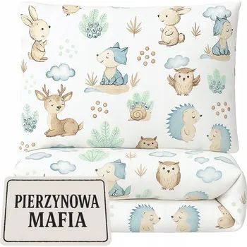 Povlečení Kompletní Povlečení do postýlky 90x120 + 40x60 dětské povlečení zebra bavlna