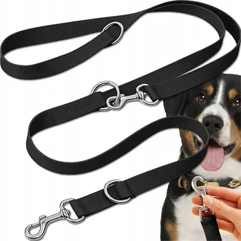 Vodítko pro psa VODÍTKO VÝCVIKOVÉ PRO PSA 25MM 5M NASTAVITELNÉ PEVNÉ PŘEPÍNACÍ ŠIROKÉ