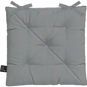 Polštář PROŠÍVANÝ POLŠTÁŘ NA KŘESLO ŽIDLI 40x40 CM S VAZÁNÍM NA TKANIČKY DEKORATIVNÍ