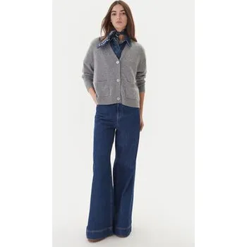 Dámský svetr Weekend Max Mara Kardigan Ombra 2525346012 Šedá Relaxed Fit XXL
