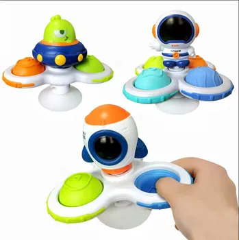 Hračka pro nejmenší FIDGET SPINNER POP IT SENZORICKÁ HRAČKA VYMĚNITELNÉ 3 KS WOOPIE BABY