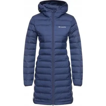 Dámský kabát Columbia dámská modrá péřová bunda s kapucí Lake 22 velikost XS