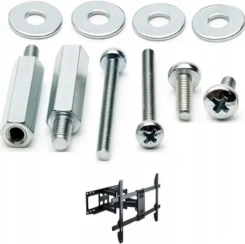 Bezpečnostní kamera Šrouby pro montáž držáku televizoru na zeď, distanční podložky KDL-32W670A Bravia