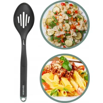 Příbor Kuchyňská lžíce cedníková černá nylonová Progress