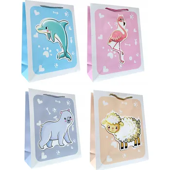 Obraz OZDOBNÁ DÁRKOVÁ TAŠKA 30x41,5x12cm JP3103A ZVÍŘÁTKA 1 KS